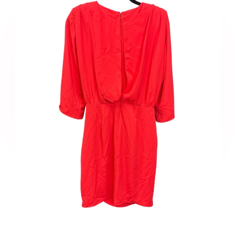 Amanda Uprichard Demetra Red Dress Wrap Front Mini $229 MSRP XS - Picture 6 of 6